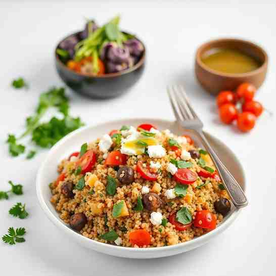 Simple Quinoa Salad - Easy, Healthy Meal Prep!